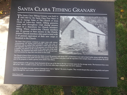 Santa Clara Tithing Granary
