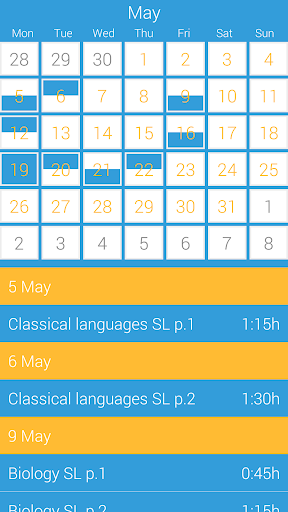 【免費生產應用App】IB Finals Calendar-APP點子