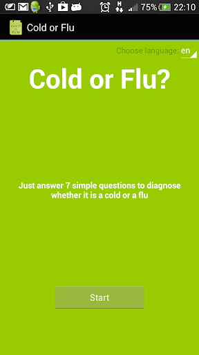 Cold or Flu Test