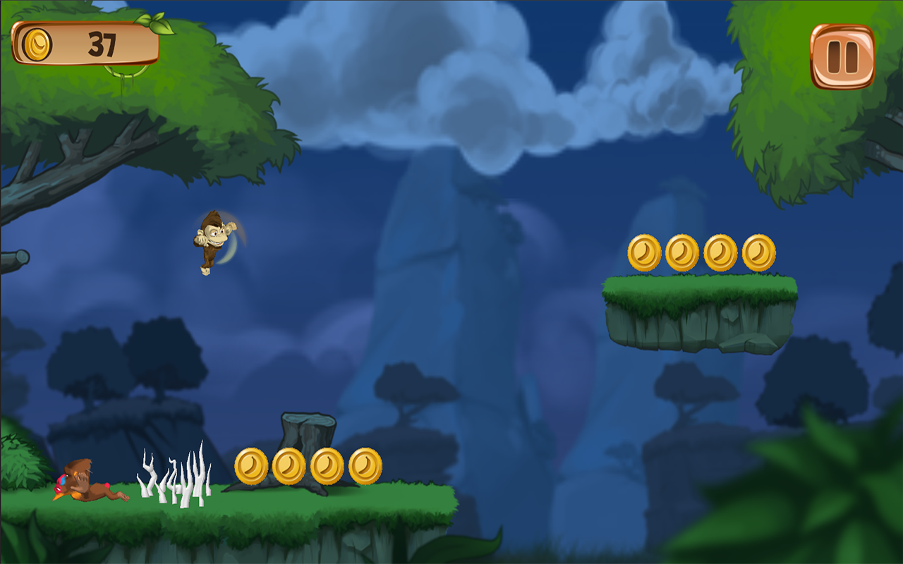 Macaco Jogos de Correr Saltar - screenshot