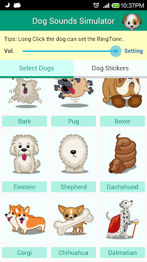 Dog Sounds Simulator