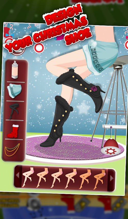 Android application Design Your Christmas Shoe screenshort