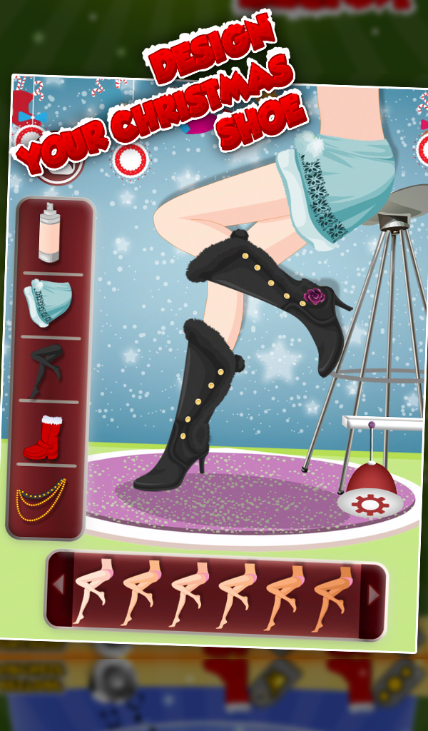 Design Your Christmas Shoe Screen 1