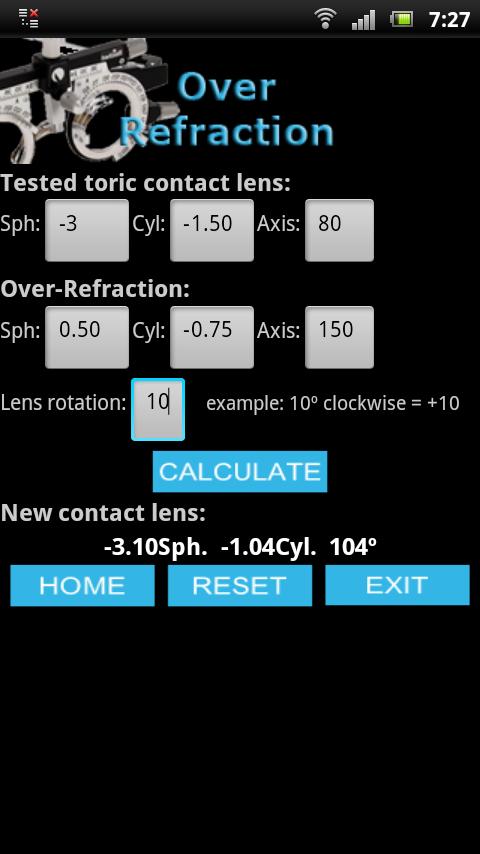 Contactology Tools Screen 3