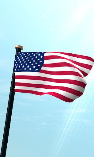 US Flag 3D Free Live Wallpaper