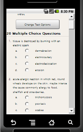 Human Physiology Tests