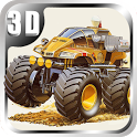 Monster Race Car 3D icon