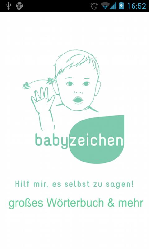 Android application Babyzeichen gross screenshort