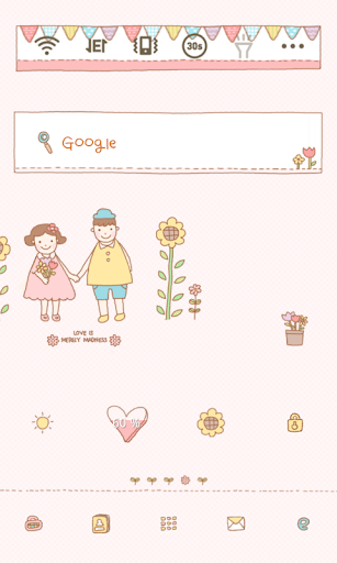 【免費個人化App】Flower dodol launcher theme-APP點子