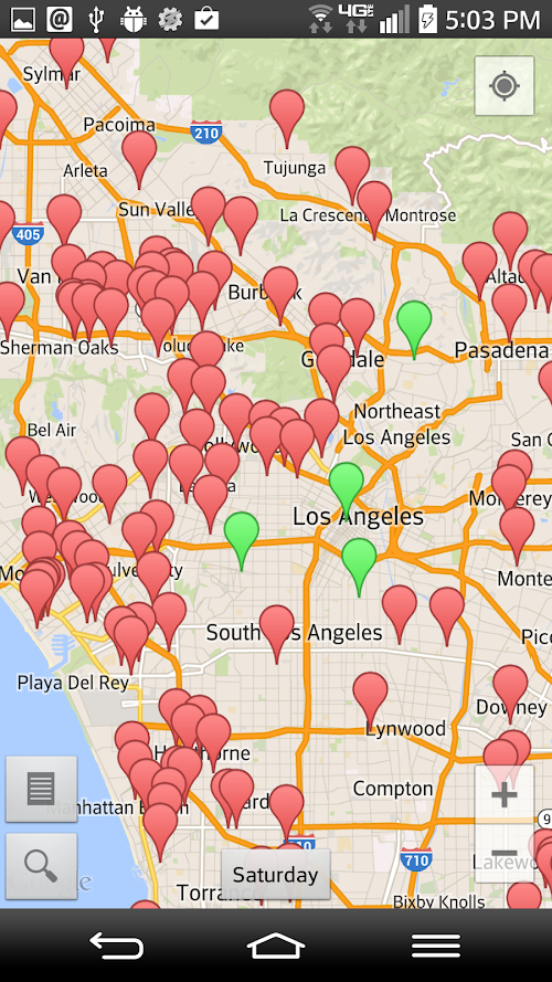 Android application Garage Sales, Everywhere! screenshort