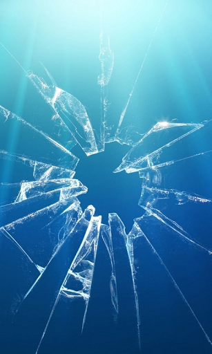 Broken glass live wallpaper