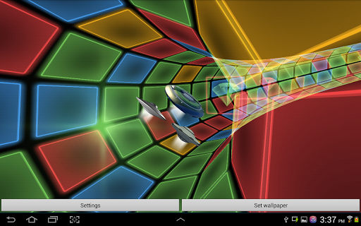 【免費個人化App】Tunnel 3D Live Wallpaper-APP點子