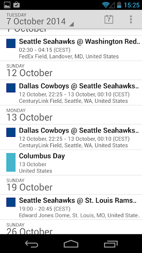 Football Calendars