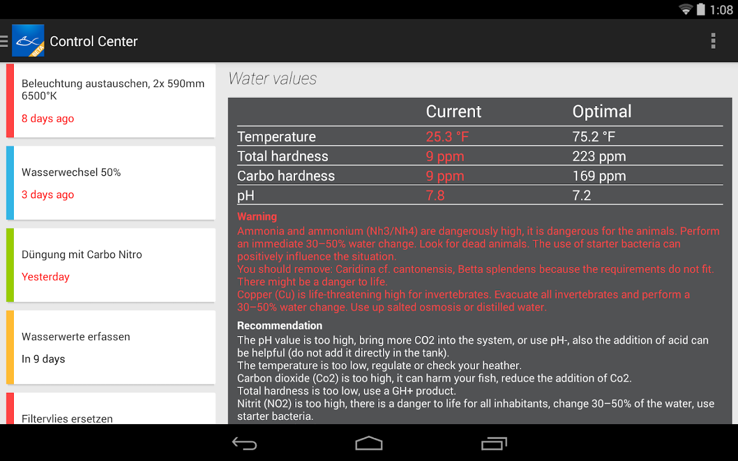 Aquarium Manager Android Apps on Google Play