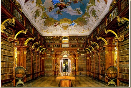 13-08-Melk Monastery Library, Melk, Austri
