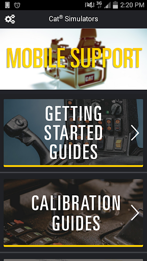 Cat® Simulators Mobile Support