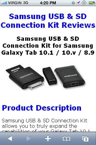 USB SD Connection Kit Reviews