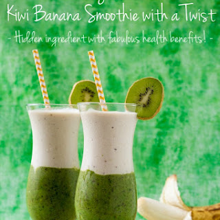 Kiwi Banana Smoothie with a Twist