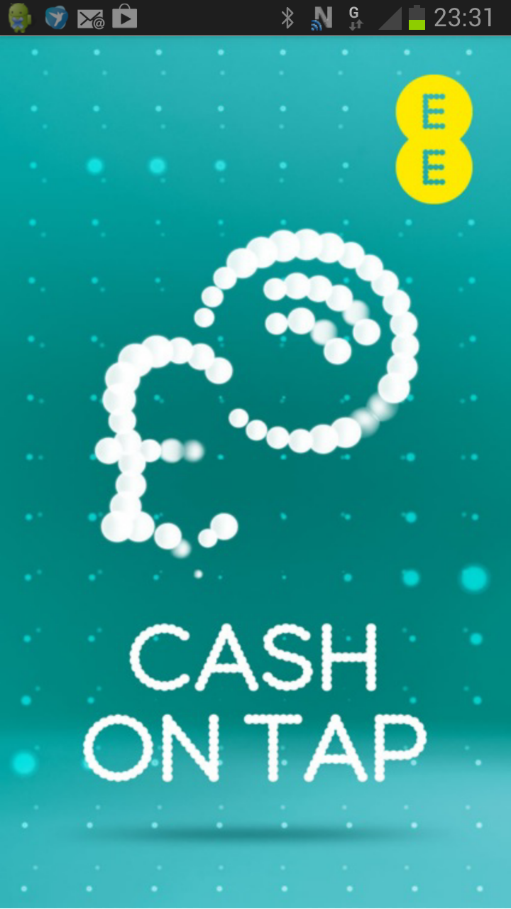 EE Tap Wallet - Cash on Tap Screen 2