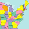 USA Map Puzzle logo