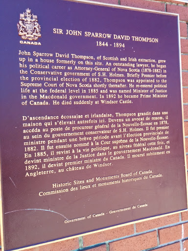 Sir John Sparrow David Thompson Plaque