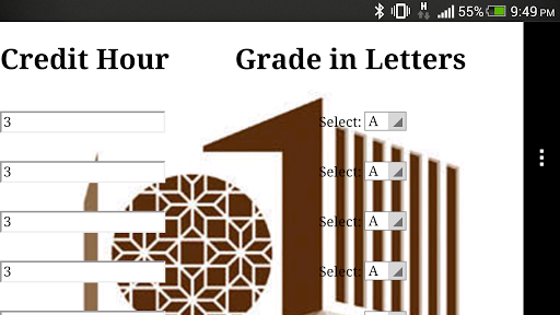 Qatar University GPACalculator