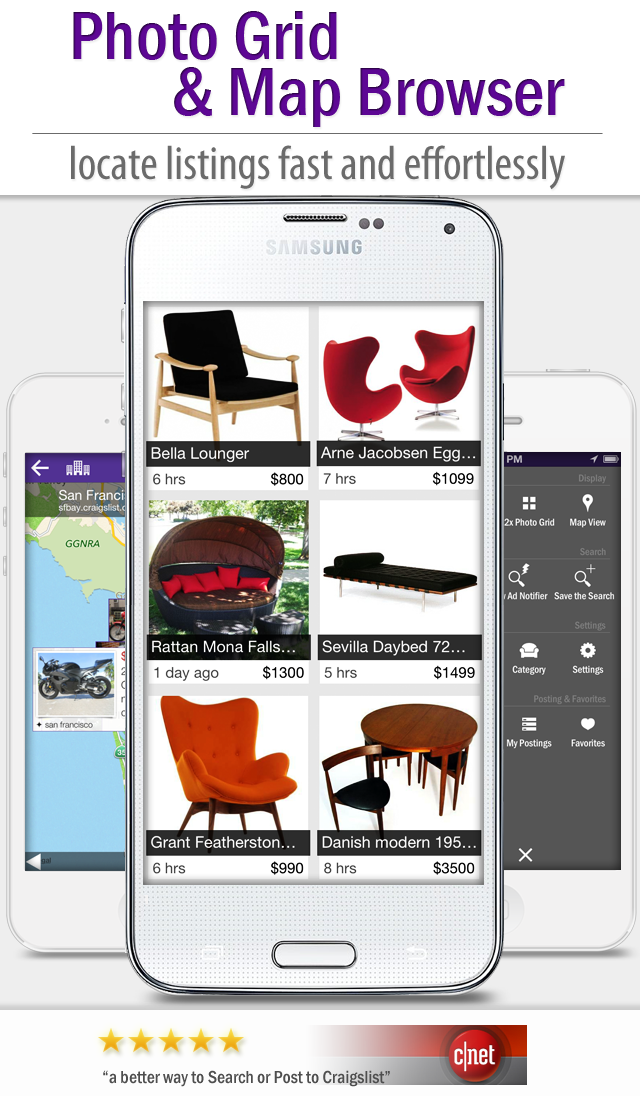 cPro Craigslist Mobile Client Screen 2