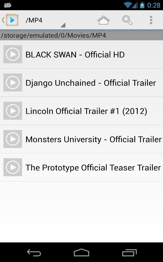 MP4-MKV-MOV Video Player - screenshot