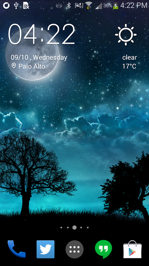 Dream Night Pro Live Wallpaper - screenshot