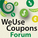 WeUseCoupons Coupon Forum logo