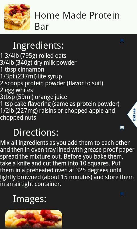 Protein Recipes Screen 3