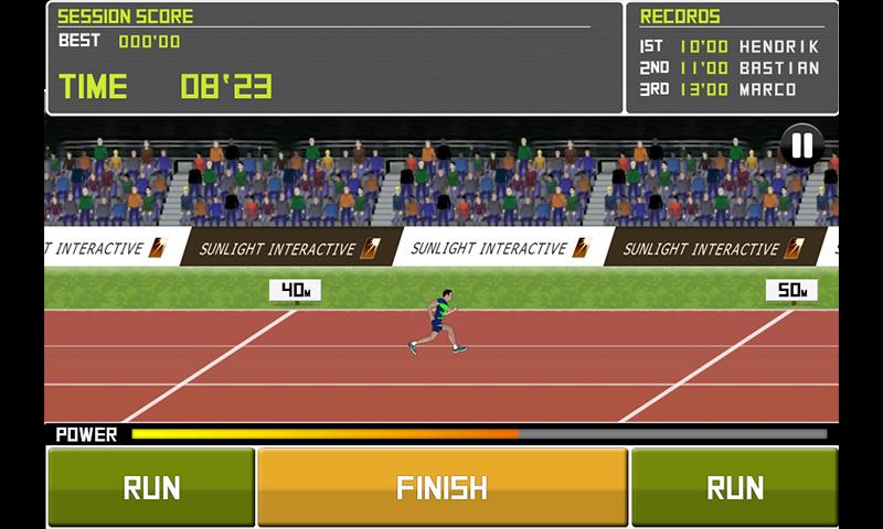 Android application Deluxe Track&Field screenshort