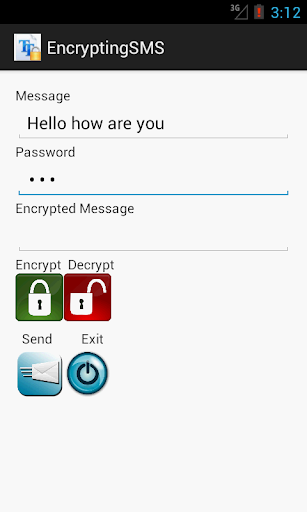 Encrypting SMS