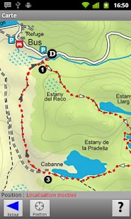 Android application guide Pyrénées-Cerdagne screenshot