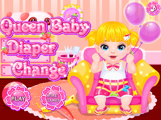 Queen Baby Diaper Change