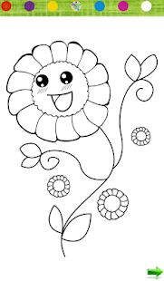 Coloring: Flowers for Girls