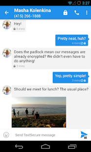 TextSecure Private Messenger - screenshot thumbnail