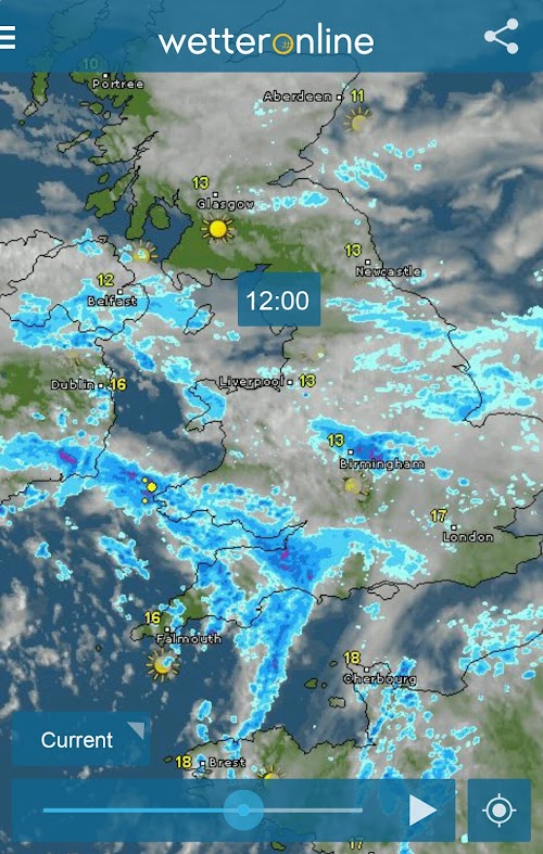 Android application WeatherRadar - Live weather screenshort