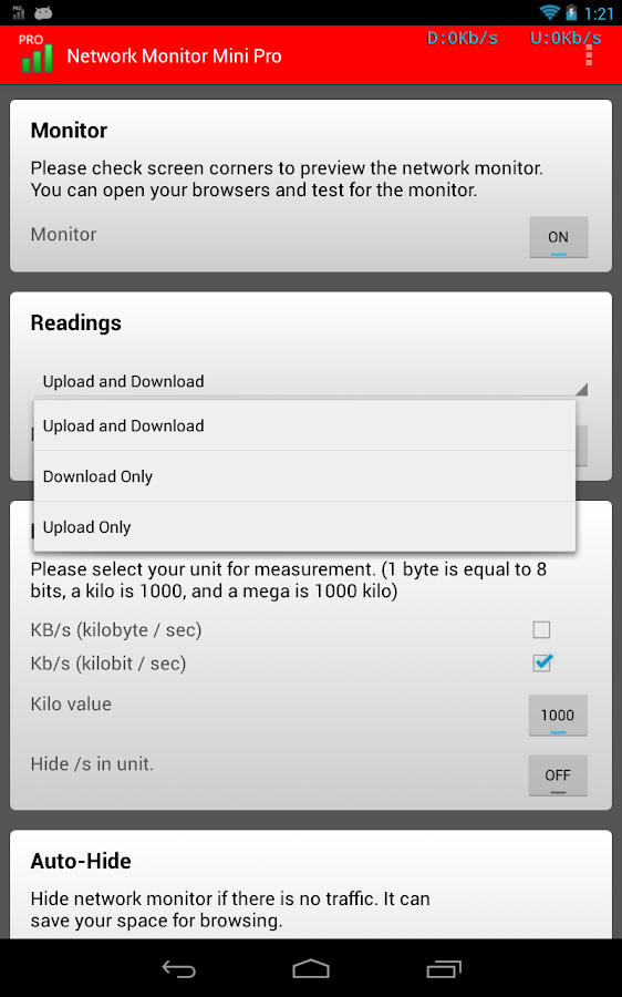   Network Monitor Mini- screenshot 