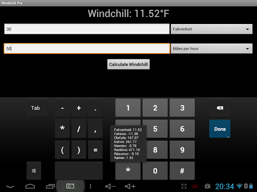 【免費天氣App】Windchill Calculator Pro-APP點子