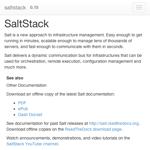 python saltstack doc