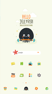 JellyFish dodol launcher theme