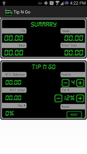 Tip N Go Tip Calculator