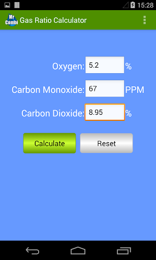 Gas Ratio Calculator