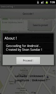 Geocoding screenshot 2