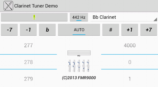 Clarinet Tuner Demo