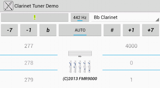 Lastest Clarinet Tuner Demo APK