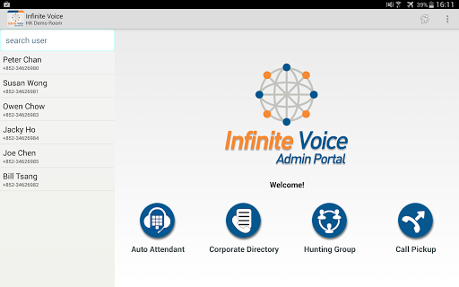 Infinite Voice Admin Portal