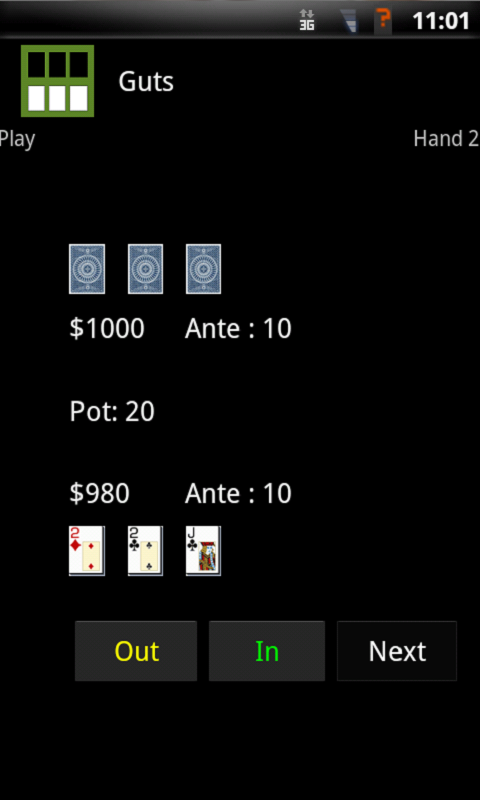 Android application Guts screenshort