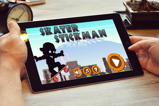 Skater Stickman